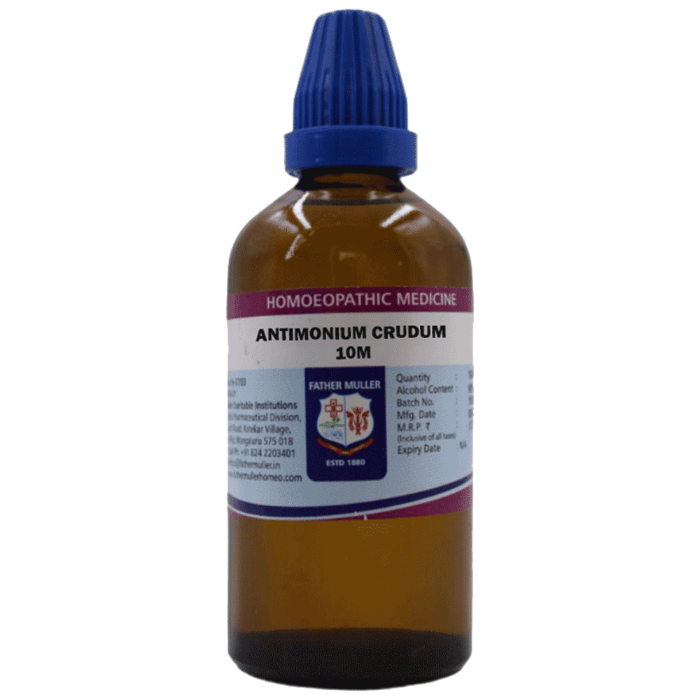 Father Muller Antimonium Crudum Drop 10M bottle of 100 ml Drop