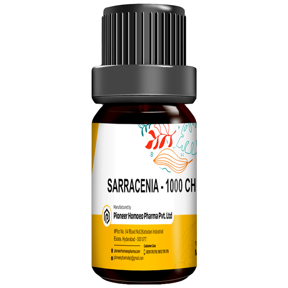 Pioneer Pharma Sarracenia Pur Globules Pellets Multidose Pills 1000 CH bottle of 150 tablets