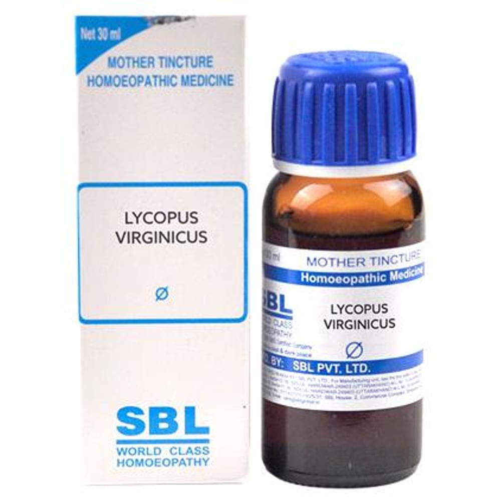 SBL Lycopus Virginicus Mother Tincture Q bottle of 30 ml Mother Tincture