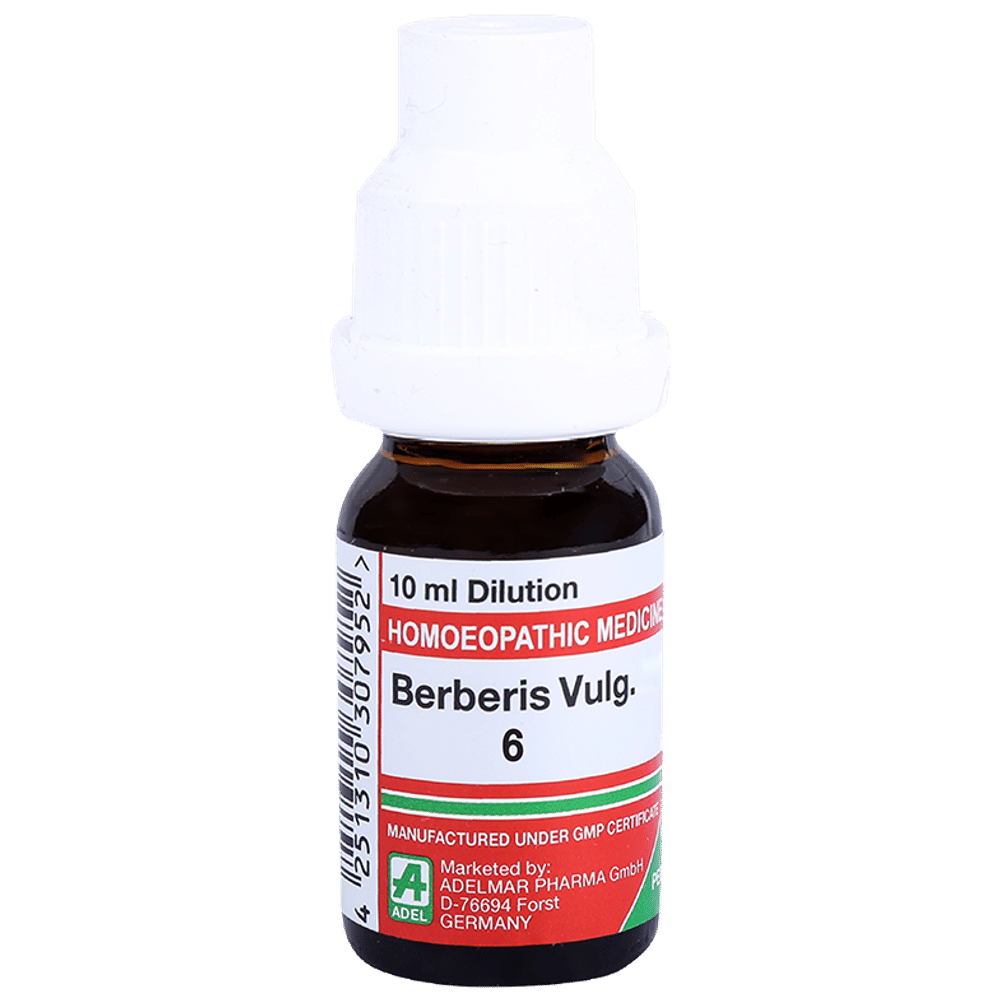 ADEL Berberis Vulg. Dilution 6 bottle of 10 ml Dilution ADEL Berberis Vulg. Dilution 6 bottle of 10 ml Dilution
