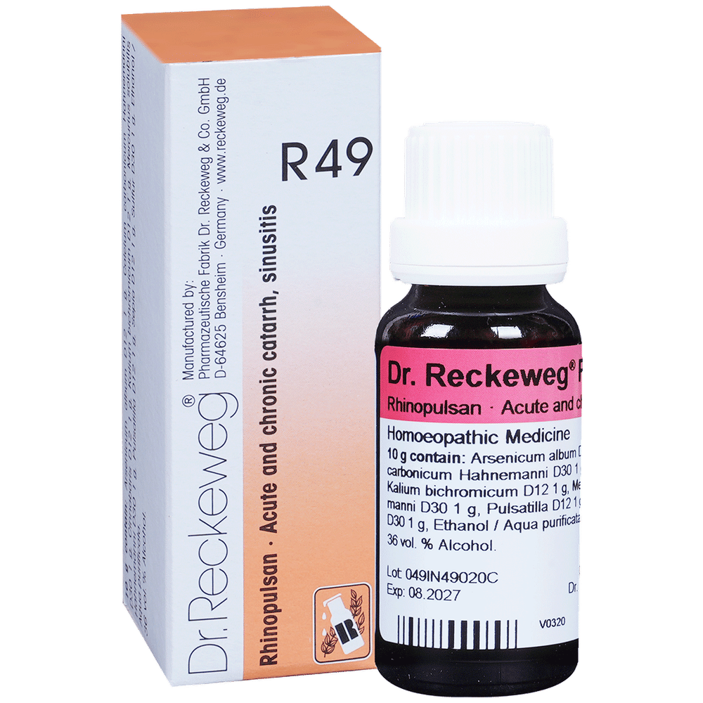 Dr. Reckeweg R49 Sinus Drop bottle of 22 ml Drop