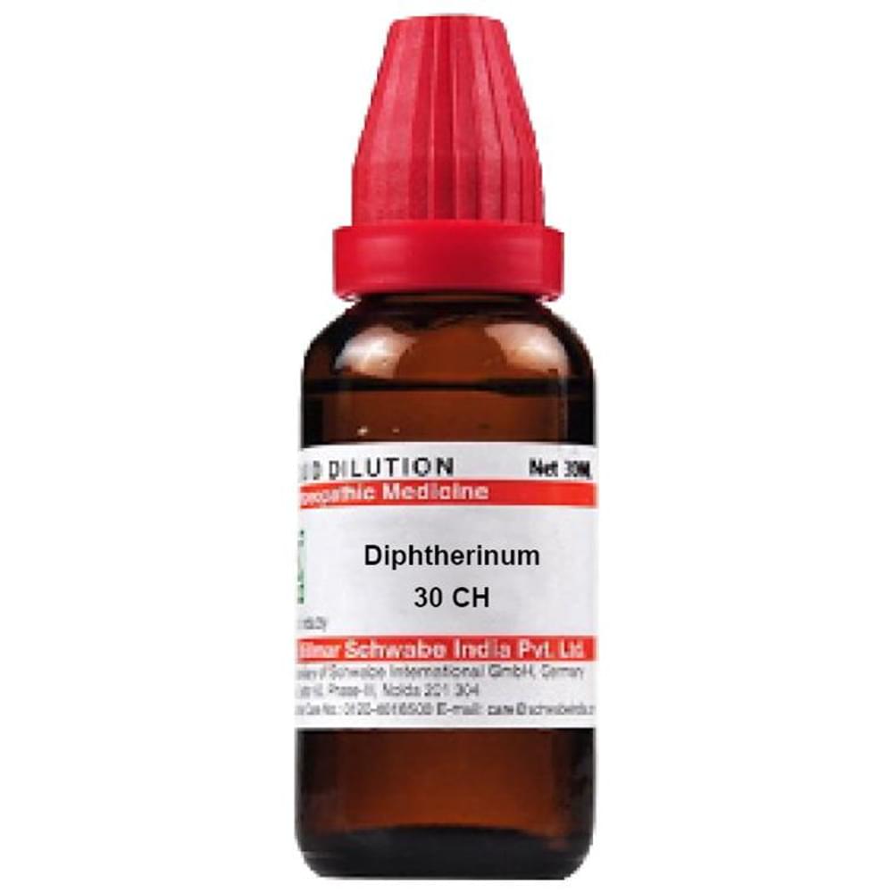 Dr Willmar Schwabe India Diphtherinum Dilution 30 CH bottle of 30 ml Dilution Dr Willmar Schwabe India Diphtherinum Dilution 30 CH bottle of 30 ml Dilution