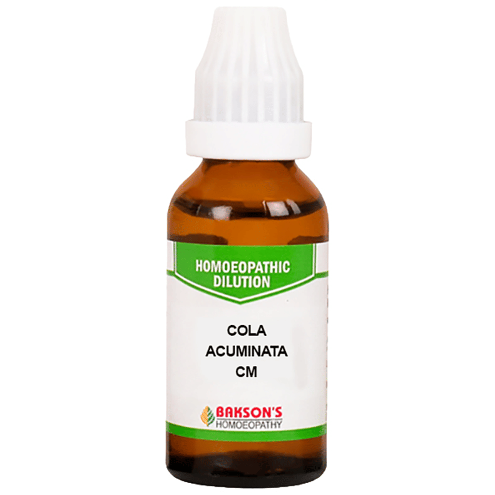 Bakson's Homeopathy Cola Acuminata Dilution CM bottle of 30 ml Dilution