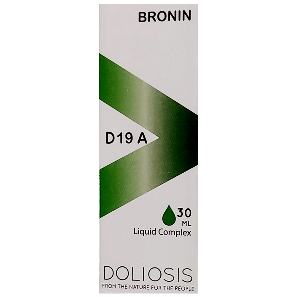 Doliosis D 19 A Bronin Liquid Complex bottle of 30 ml Oral Drops