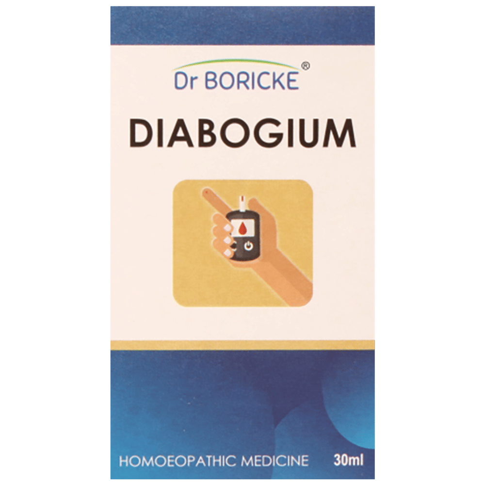 Dr Boricke Diabogium Oral Drops bottle of 30 ml Oral Drops
