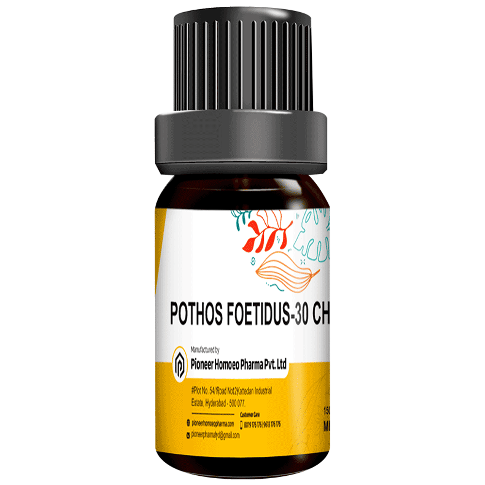 Pioneer Pharma Pothos Foetidus Pills 30 CH bottle of 150 tablets