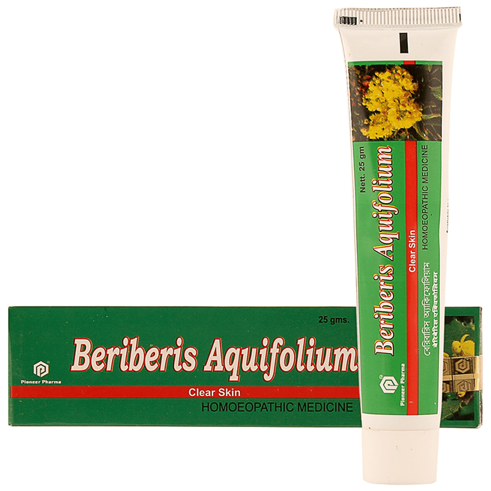 Pioneer Pharma Beriberis Aquifolium (25gm Each) combo pack of 2 Tubes