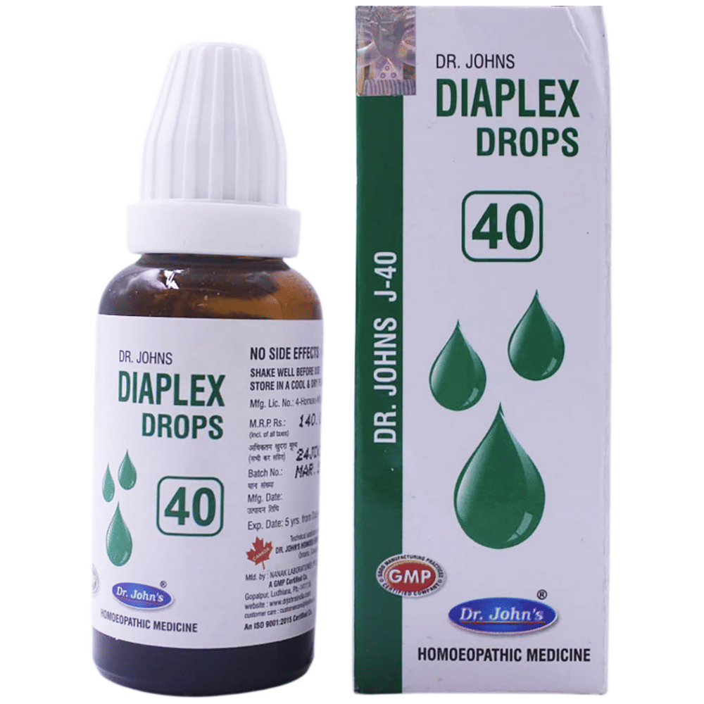 Dr. Johns J-40 Blood Sugar Drop bottle of 30 ml Drop
