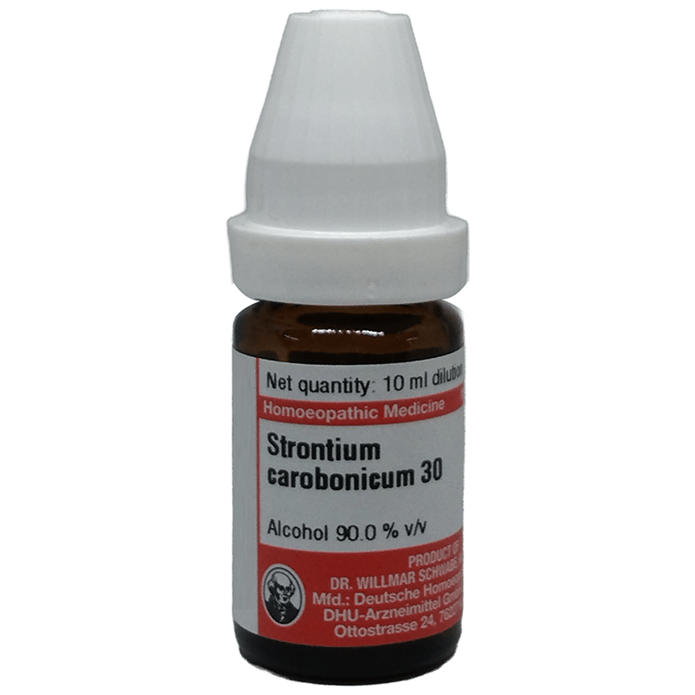 Dr Willmar Schwabe Germany Strontium Carobonicum Dilution 30 bottle of 10 ml Dilution
