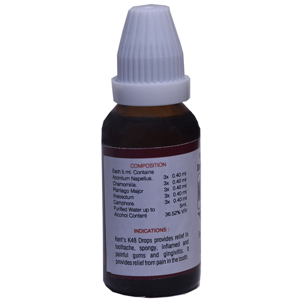 Kent's K48 Teeth Oral Drops bottle of 30 ml Oral Drops Kent's K48 Teeth Oral Drops bottle of 30 ml Oral Drops