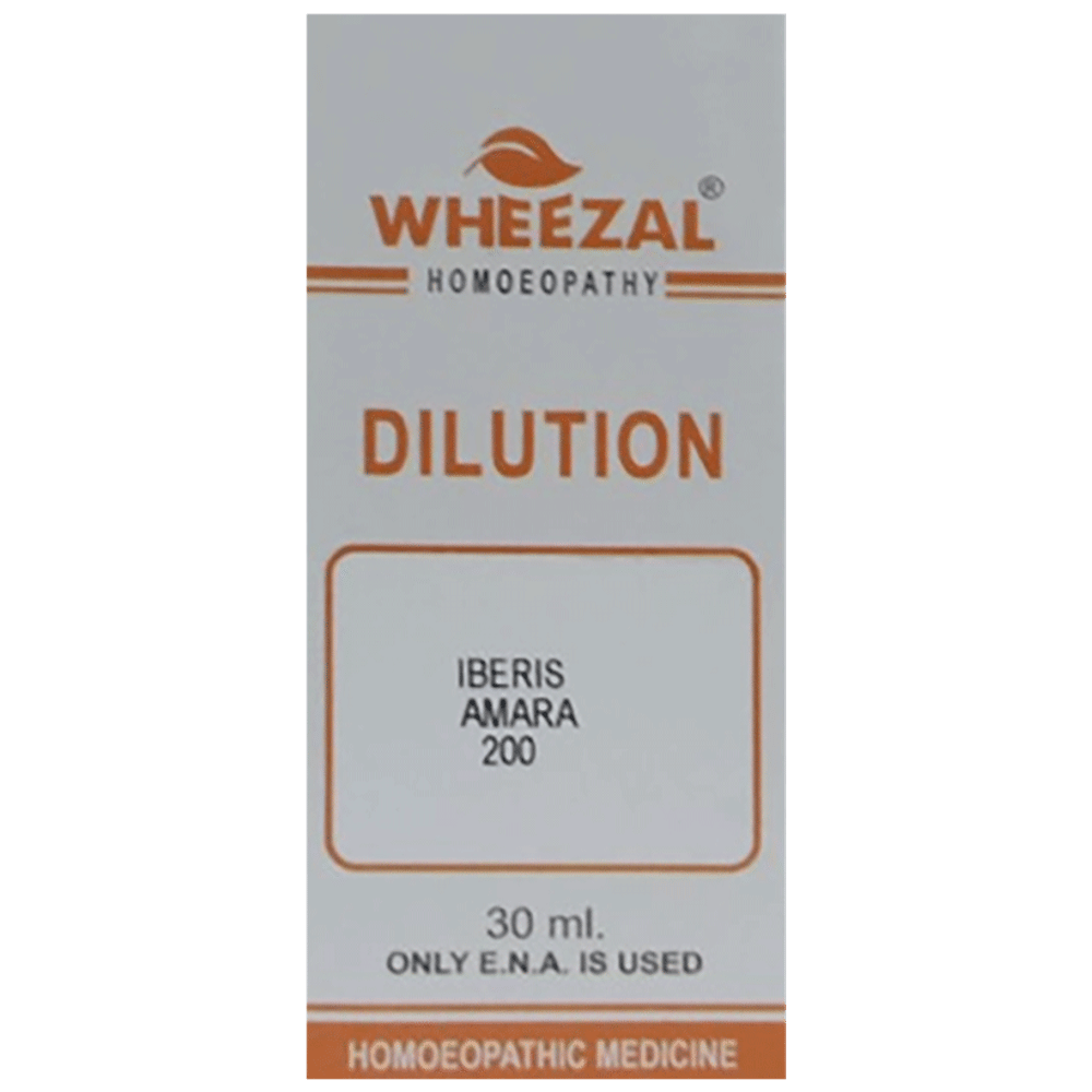 Wheezal Iberis Amara Dilution 200 bottle of 30 ml Dilution Wheezal Iberis Amara Dilution 200 bottle of 30 ml Dilution