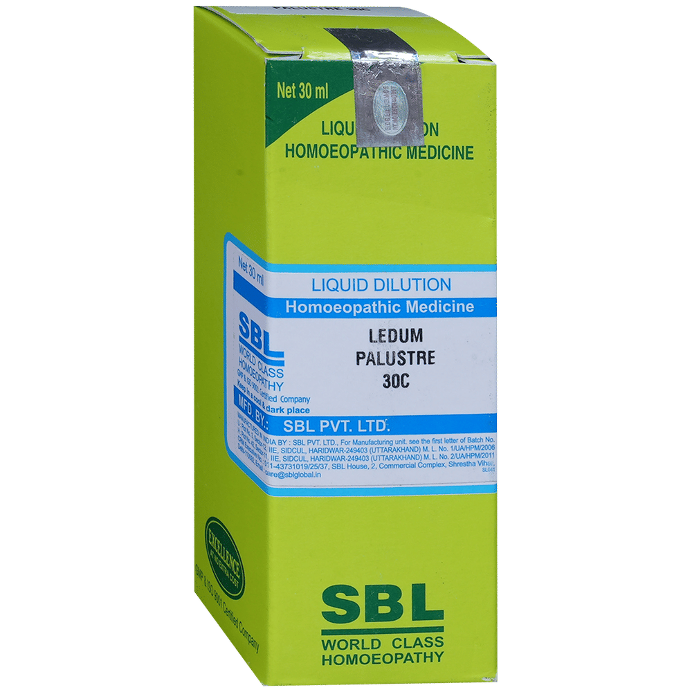 SBL Ledum Palustre Dilution 30 CH bottle of 30 ml Dilution SBL Ledum Palustre Dilution 30 CH bottle of 30 ml Dilution