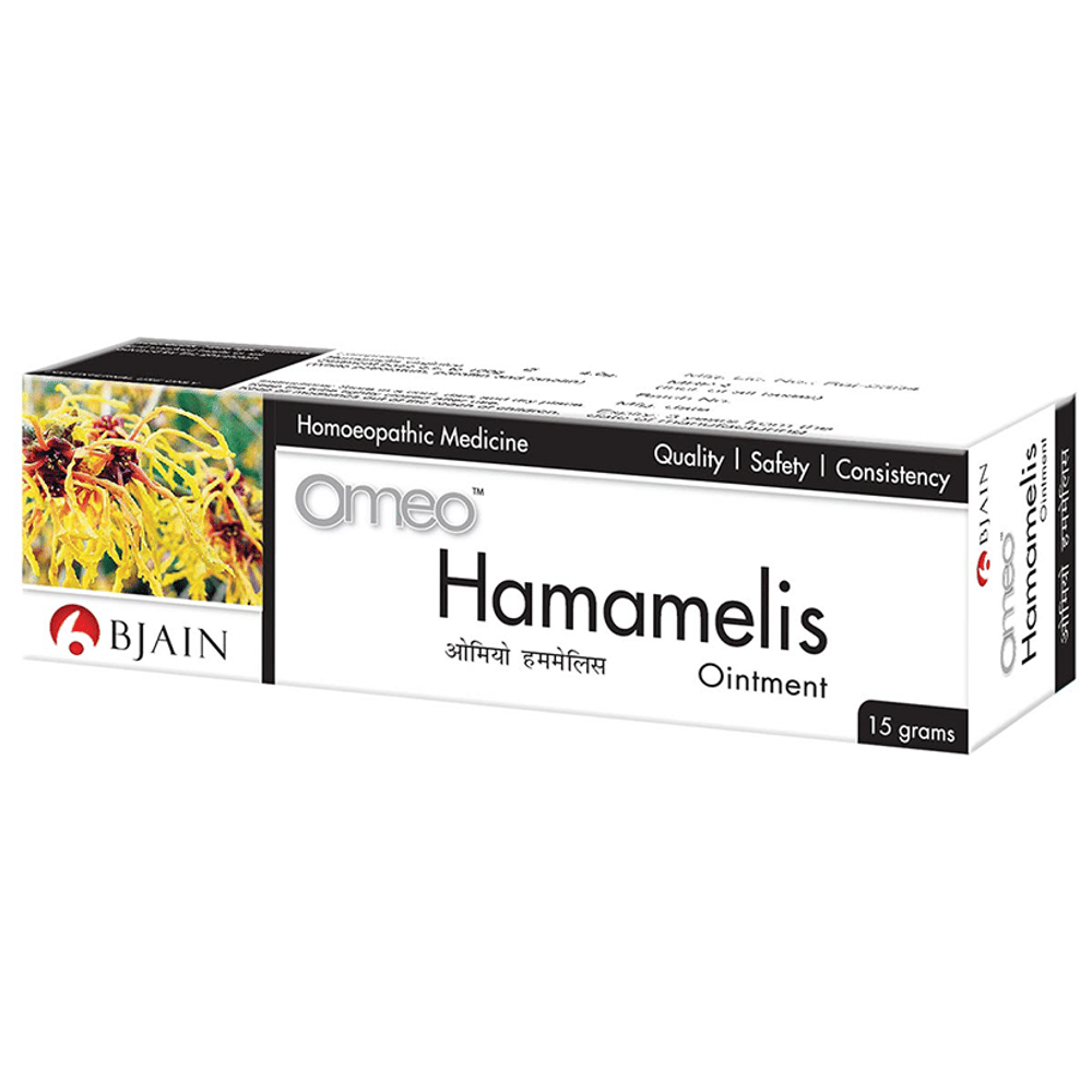 Bjain Omeo Hamamelis Ointment tube of 15 gm Ointment Bjain Omeo Hamamelis Ointment tube of 15 gm Ointment