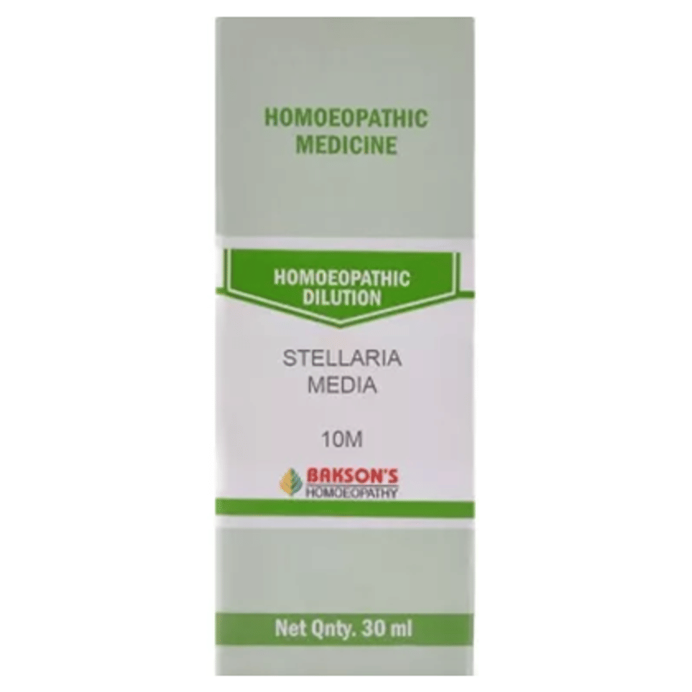 Bakson's Homeopathy Stellaria Media Dilution 10M bottle of 30 ml Dilution