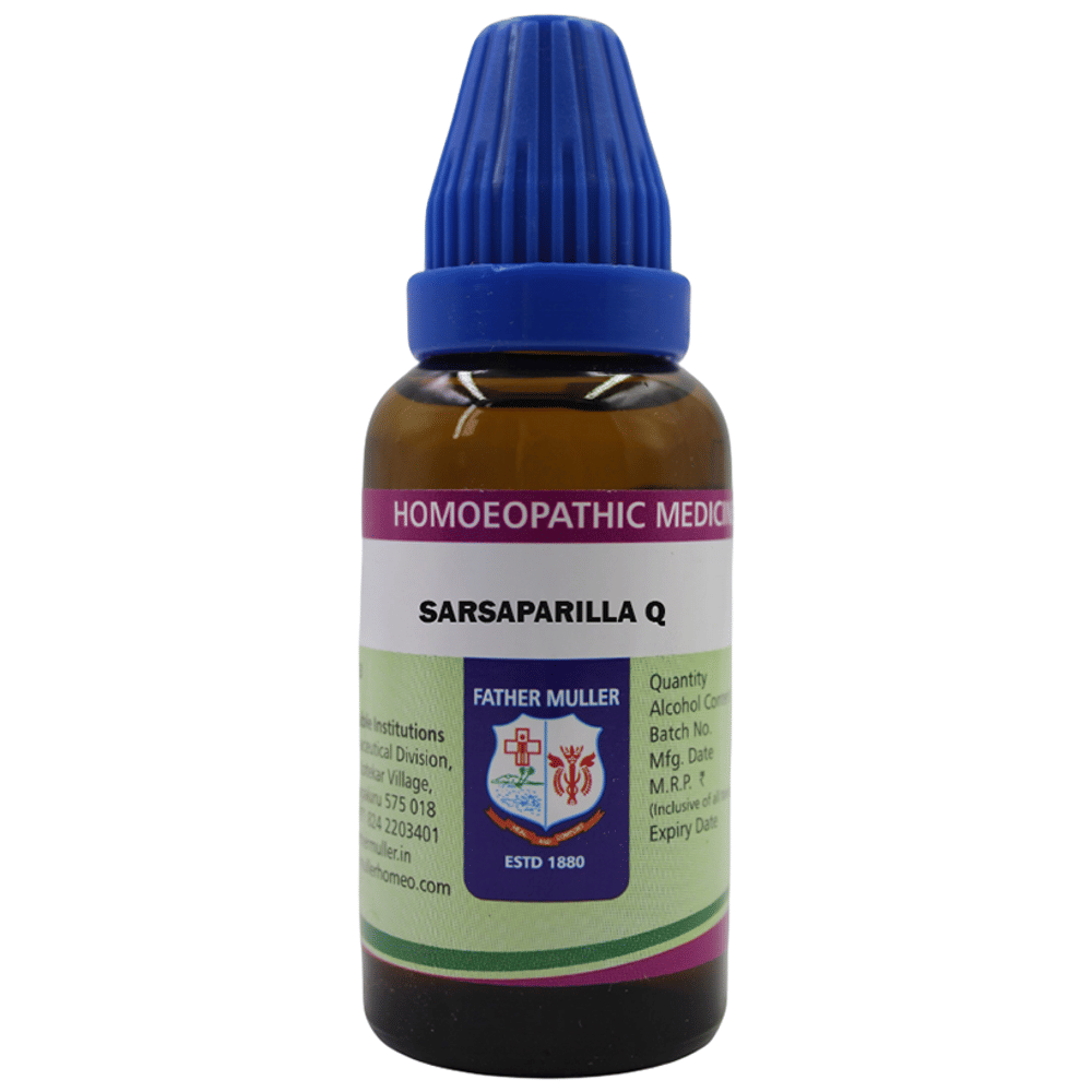 Father Muller Sarsaparilla Drop Q bottle of 30 ml Drop