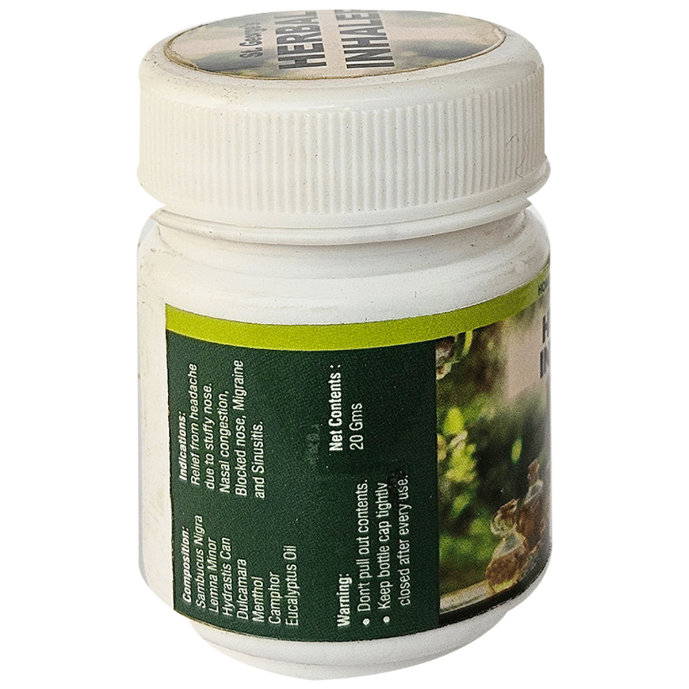 St. George’s Herbal Inhaler jar of 20 gm Inhaler St. George’s Herbal Inhaler jar of 20 gm Inhaler