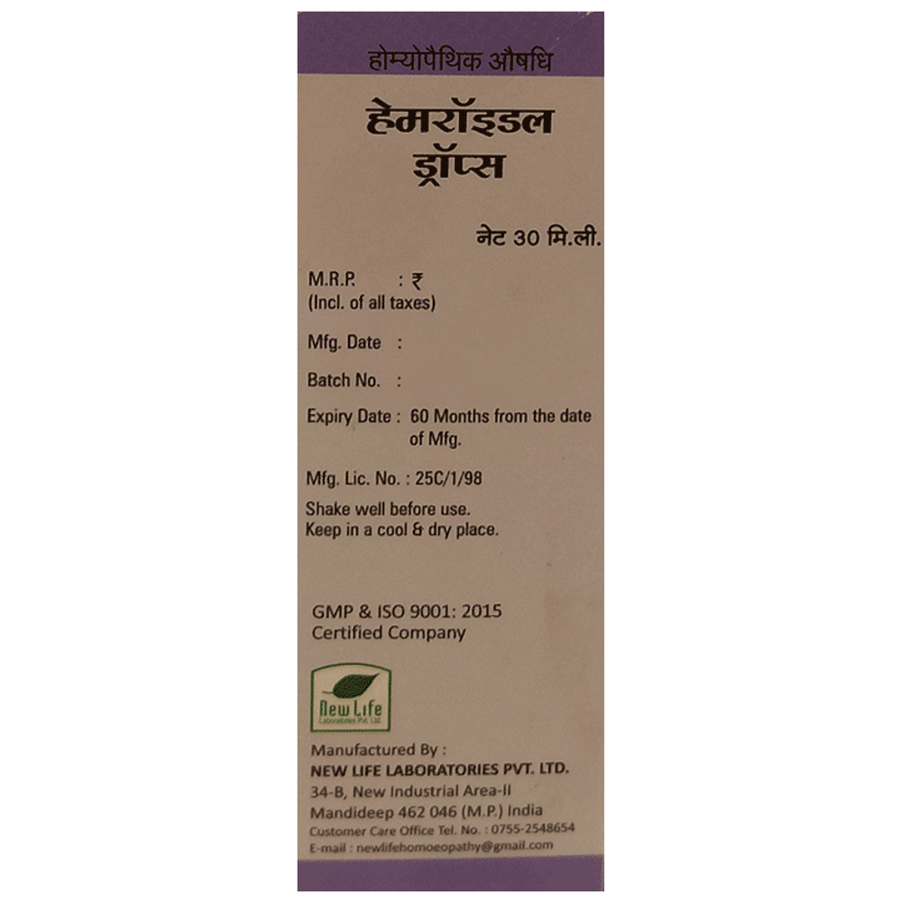 New Life NL-24 Haemorrhoidal Drop bottle of 30 ml Drop New Life NL-24 Haemorrhoidal Drop bottle of 30 ml Drop
