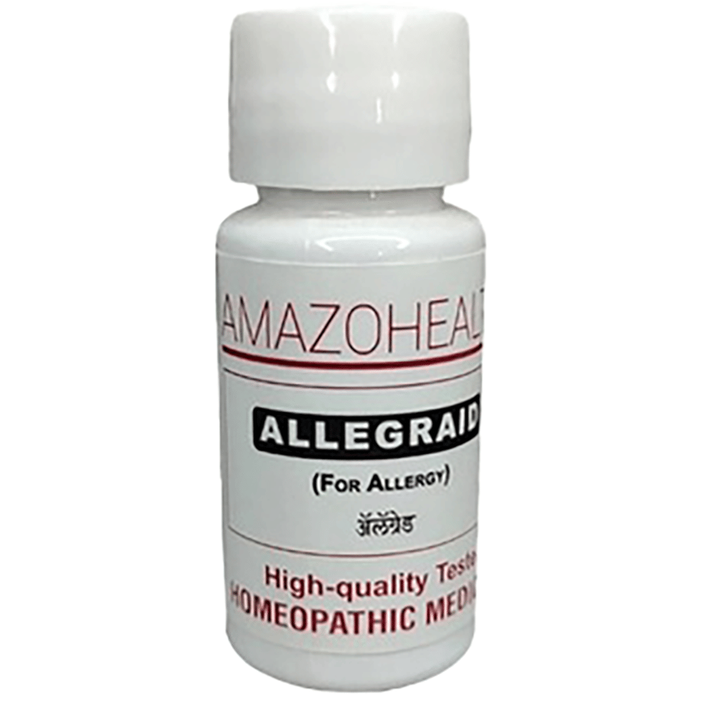 Amazohealth Allegraid pill bottle of 100 tablets