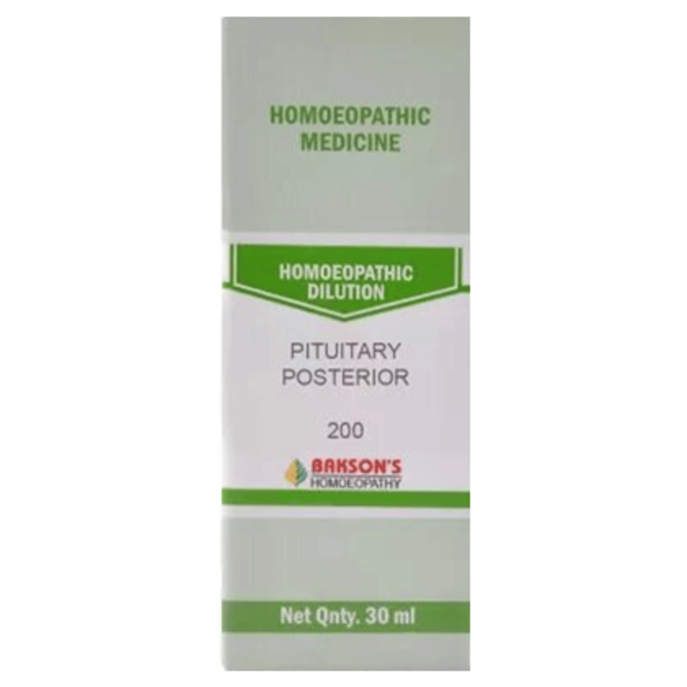 Bakson's Homeopathy Pituitary Posterior Dilution 200 bottle of 30 ml Dilution