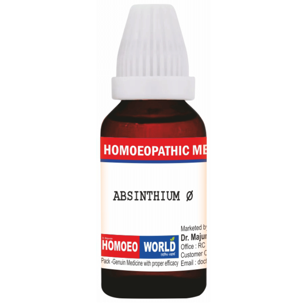 Dr. Majumder Homeo World Absinthium Q Mother Tincture (30 ml Each) combo pack of 2 bottles