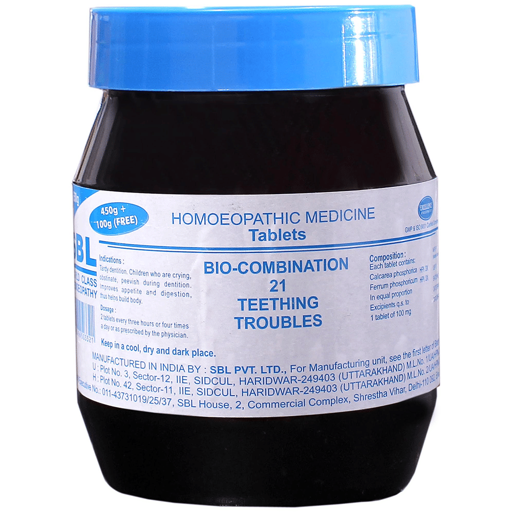 SBL Bio-Combination 21 Tablet bottle of 550 gm Biocombination Tablet