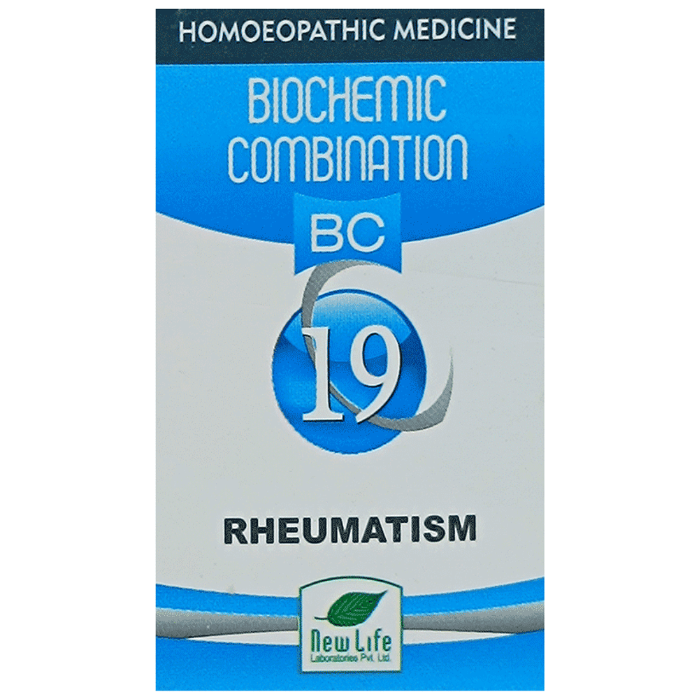 New Life Bio Combination No.19 Rheumatism bottle of 25 gm Biocombination Tablet