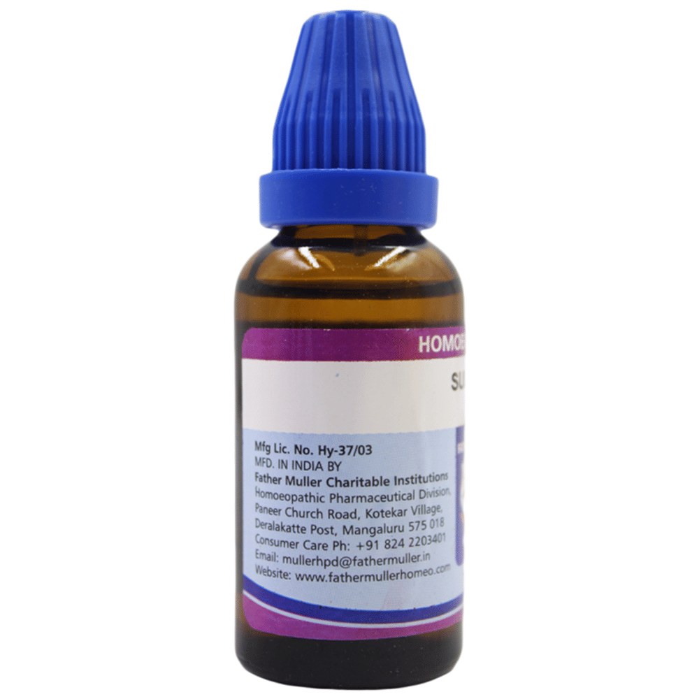 Father Muller Sulphur Drop 1M bottle of 30 ml Oral Drops
