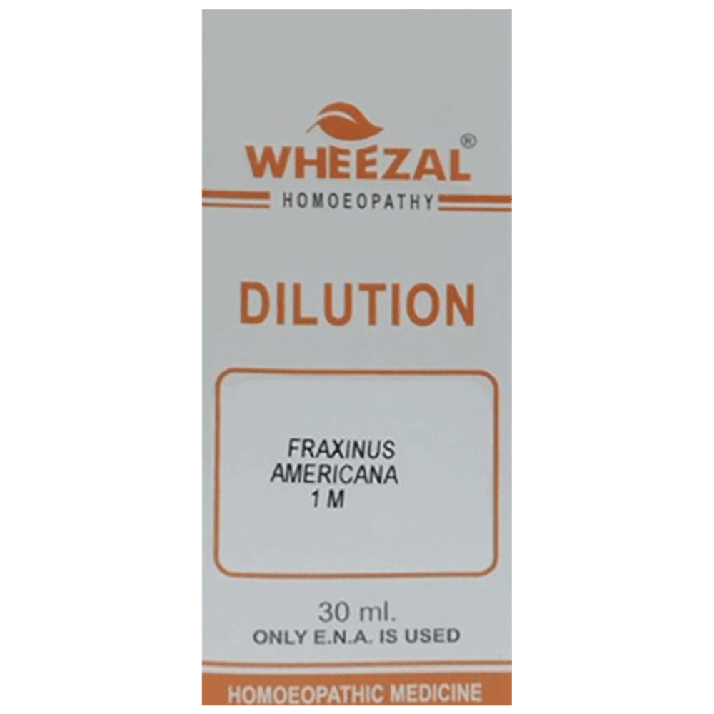 Wheezal Fraxinus Americana Dilution 1M bottle of 30 ml Dilution