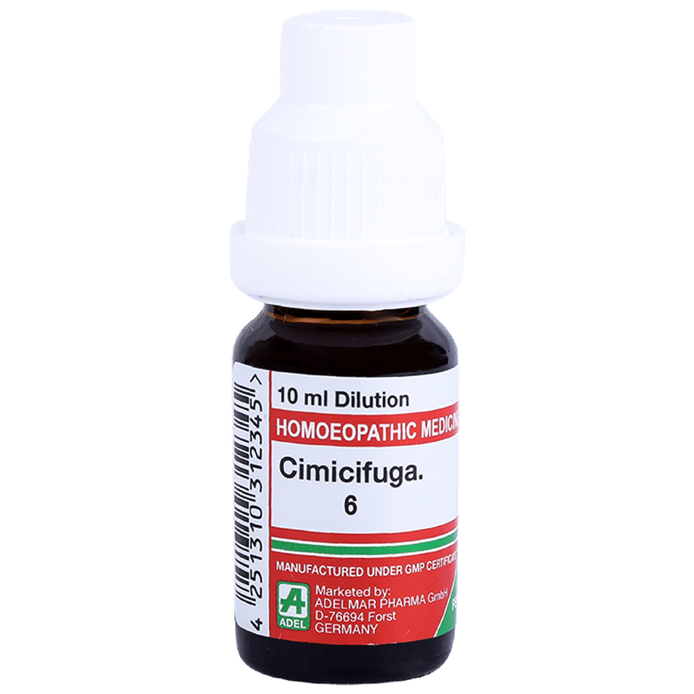 ADEL Cimicifuga. Dilution 6 bottle of 10 ml Dilution