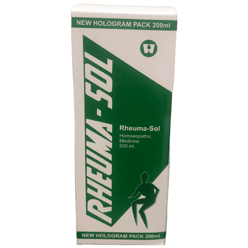 Dr. Wellmans Rheuma-Sol Syrup bottle of 200 ml Syrup