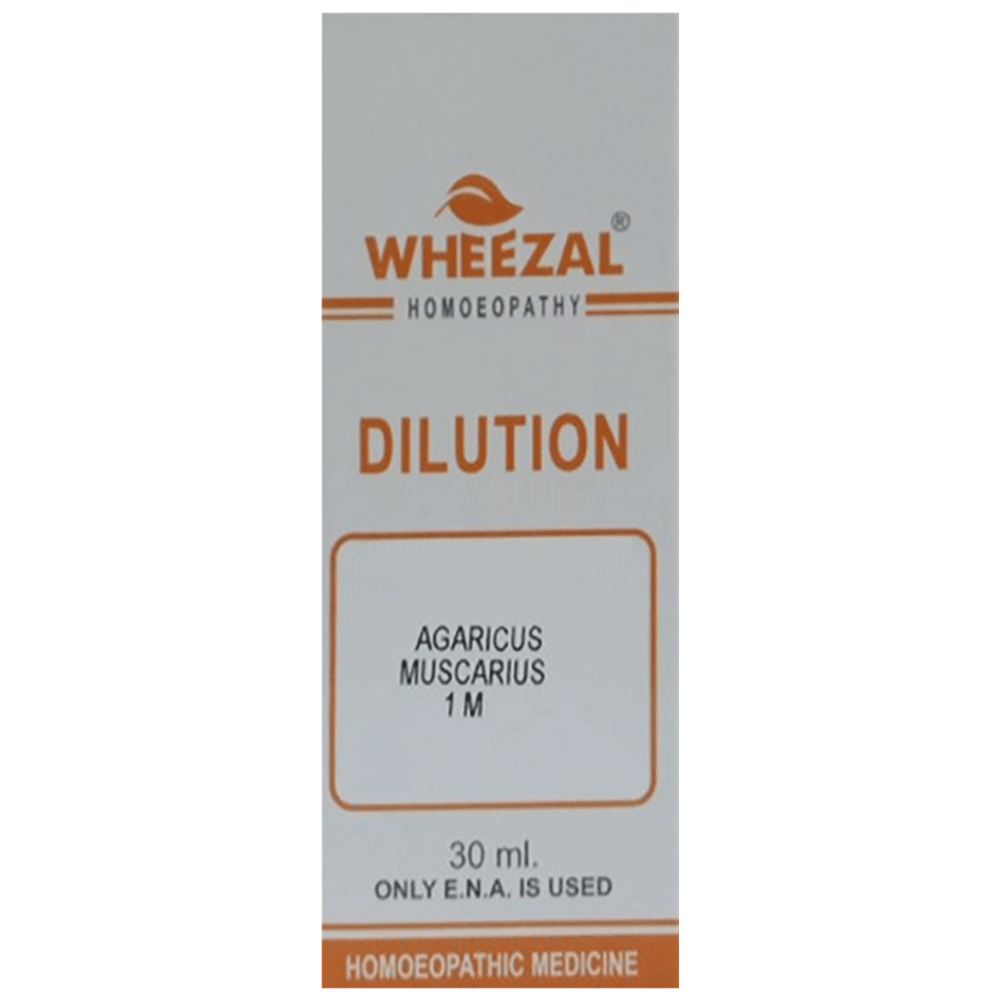 Wheezal Agricus Mus. Dilution 1M bottle of 30 ml Dilution