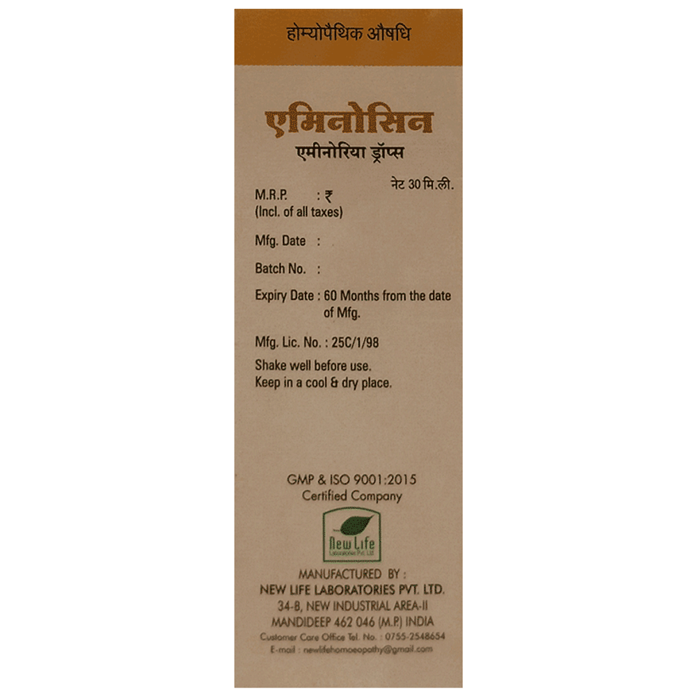 New Life Amenocin box of 30 ml Drop New Life Amenocin box of 30 ml Drop