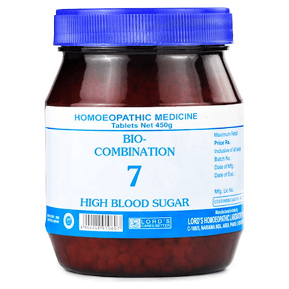 Lord's Bio-Combination 7 Tablet bottle of 450 gm Biocombination Tablet