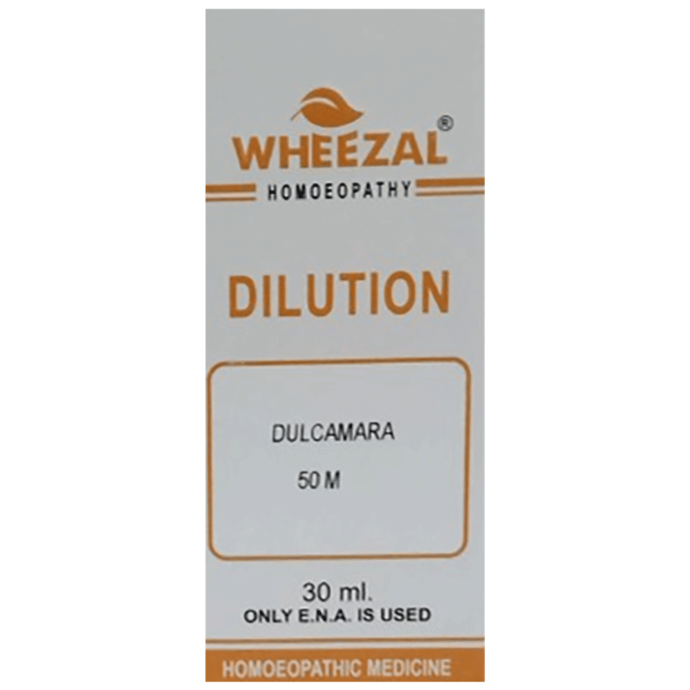 Wheezal Dulcamara Dilution 50M bottle of 30 ml Dilution Wheezal Dulcamara Dilution 50M bottle of 30 ml Dilution