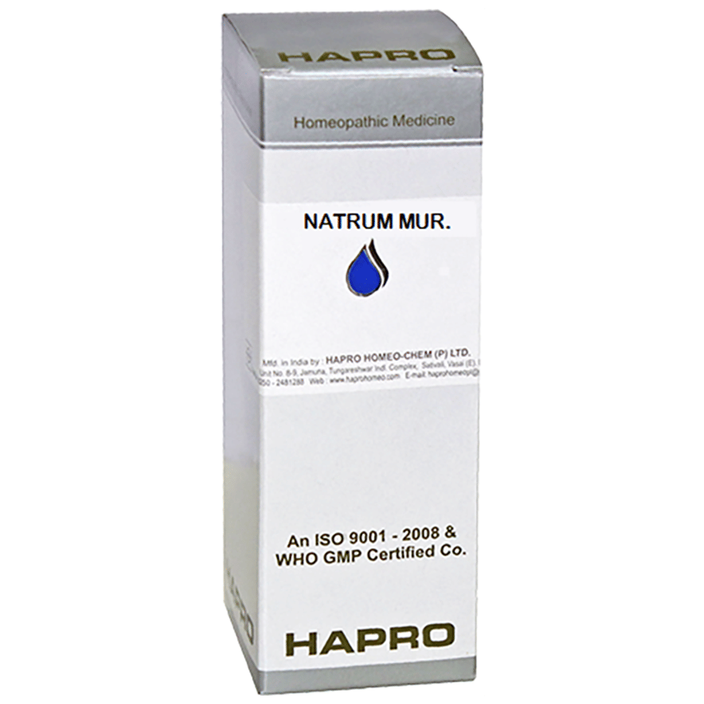 Hapro Natrum Mur Dilution 1M bottle of 30 ml Dilution