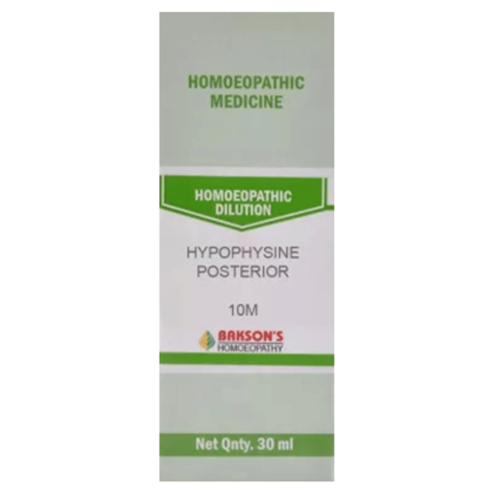 Bakson's Homeopathy Hypophysine Posterior Dilution 10M bottle of 30 ml Dilution