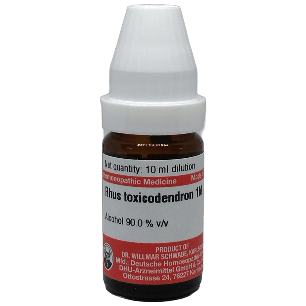 Dr Willmar Schwabe Germany Rhus Toxicodendron Dilution 1M bottle of 10 ml Dilution Dr Willmar Schwabe Germany Rhus Toxicodendron Dilution 1M bottle of 10 ml Dilution