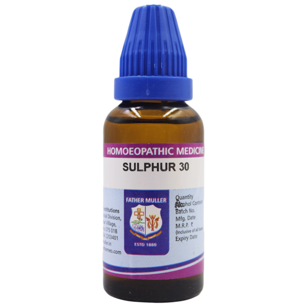 Father Muller Sulphur Drop 30 bottle of 30 ml Oral Drops