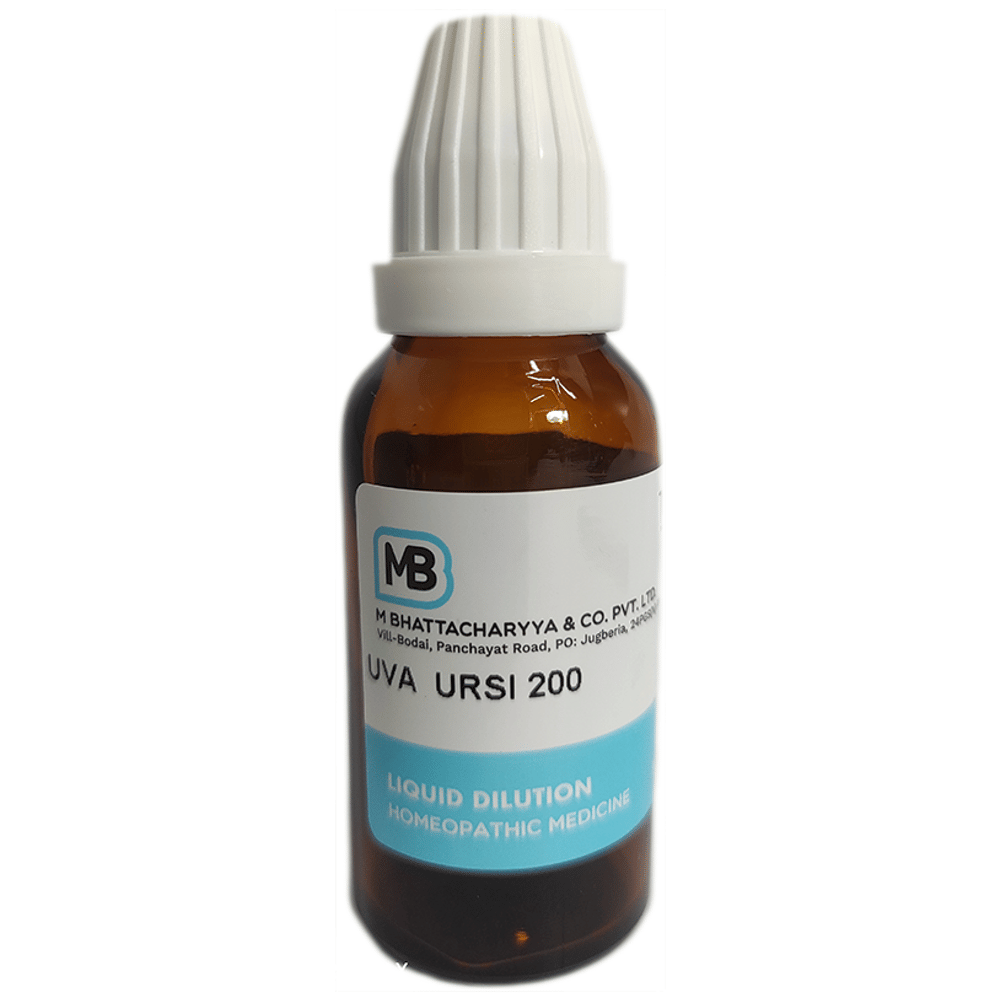 MB Uva Ursi Dilution 200 bottle of 30 ml Dilution MB Uva Ursi Dilution 200 bottle of 30 ml Dilution