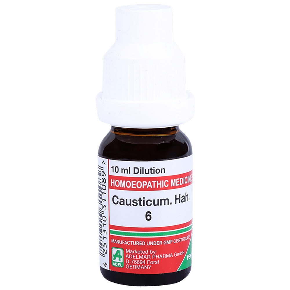 ADEL Causticum. Hah. Dilution 6 bottle of 10 ml Dilution