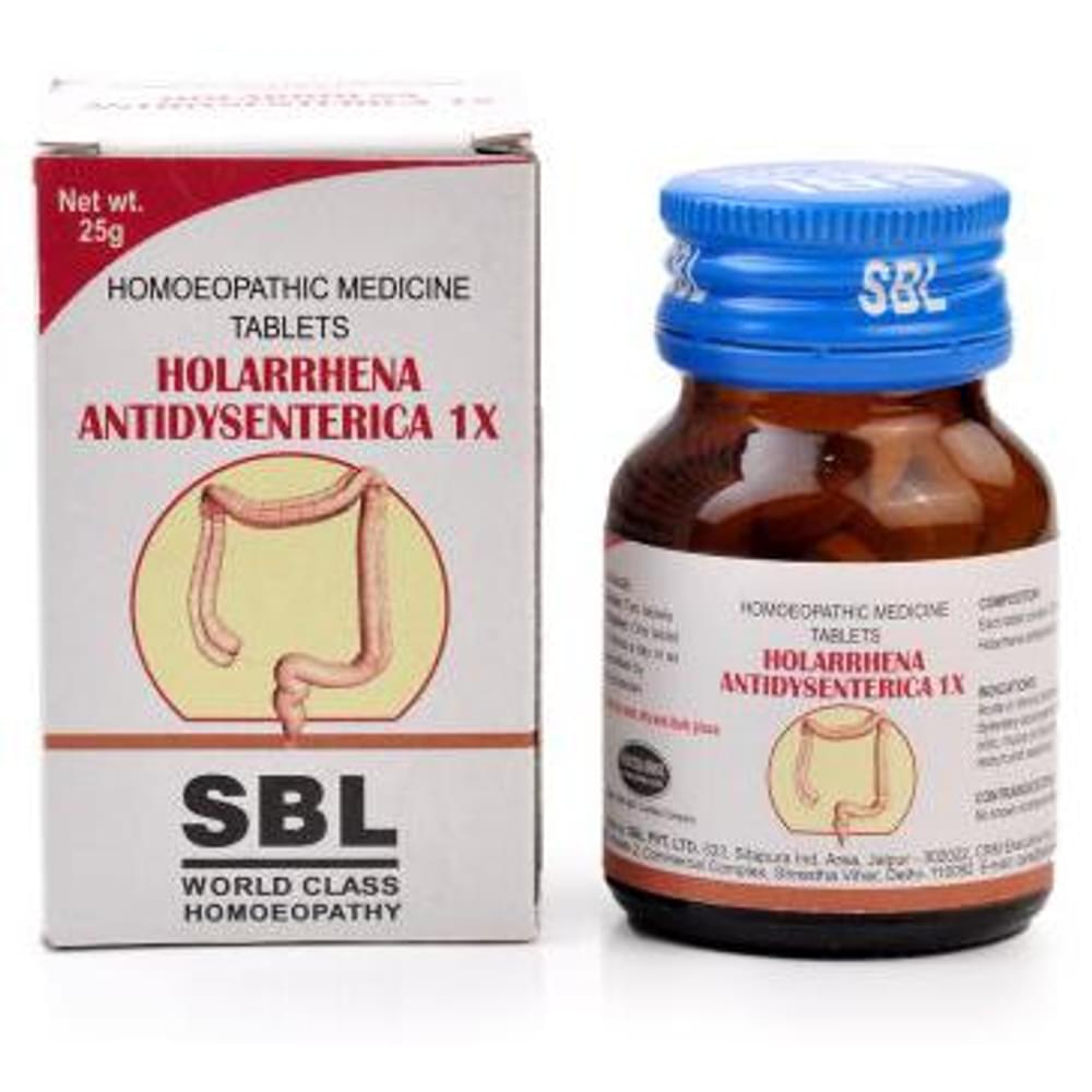SBL Holarrhena Antidysenterica Tablet 1X bottle of 25 gm Tablet
