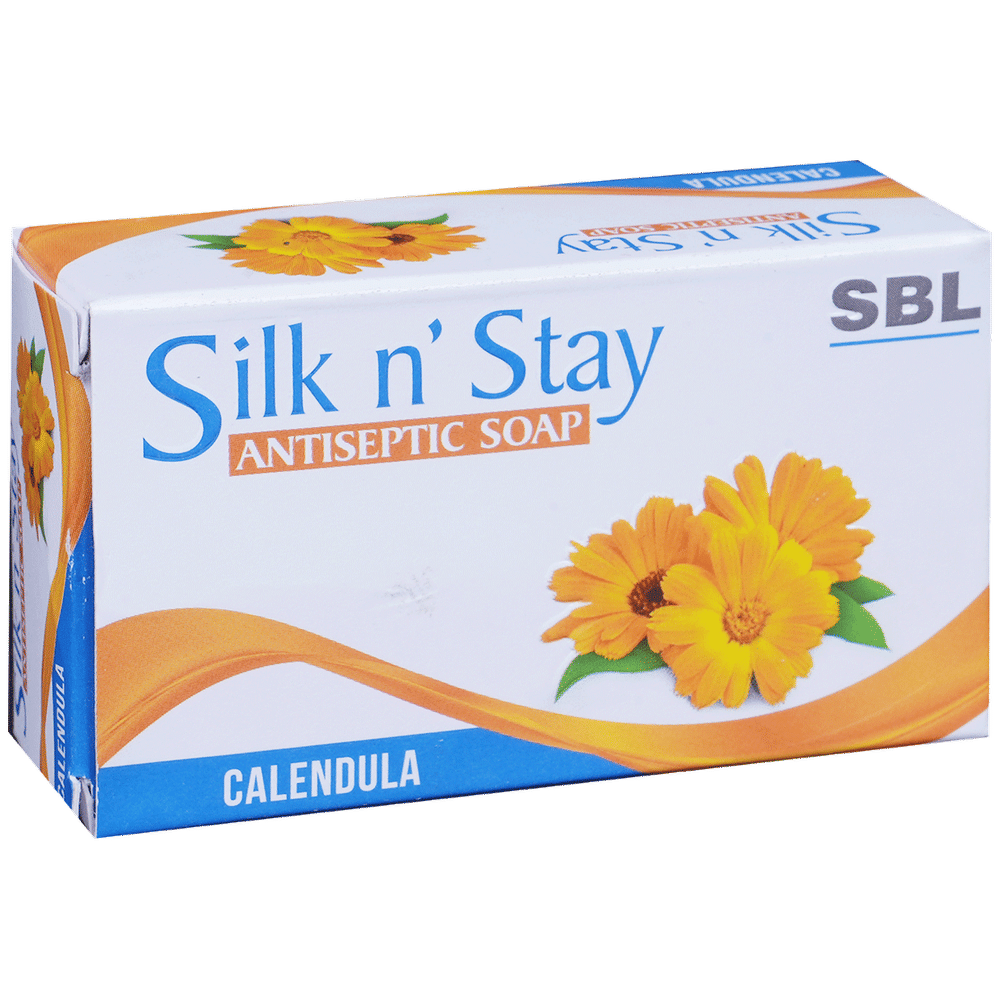 SBL Silk N Stay Antiseptic Calendula Soap box of 75 gm Soap