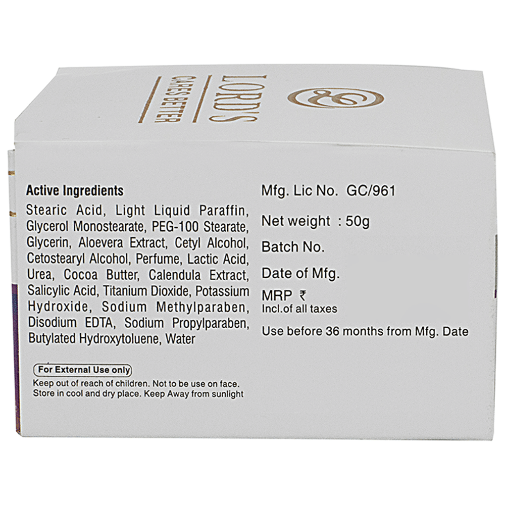 Lord's Pediclean Cream jar of 50 gm Cream