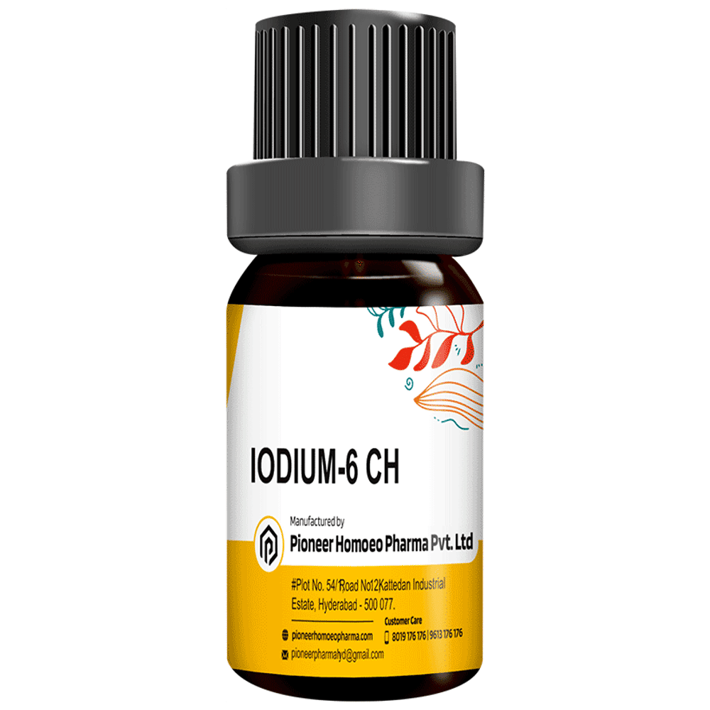 Pioneer Pharma Iodium Globules Pellets Multidose Pills 6 CH bottle of 150 tablets
