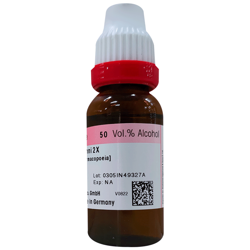 Dr. Reckeweg Causticum Hahnemanni Dilution 2X bottle of 20 ml Dilution