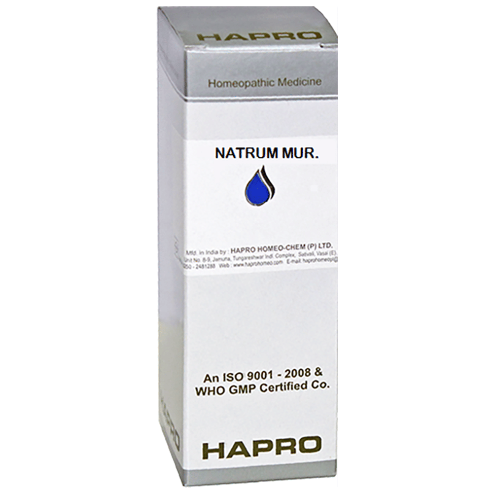 Hapro Natrum Mur Dilution 30 bottle of 100 ml Dilution