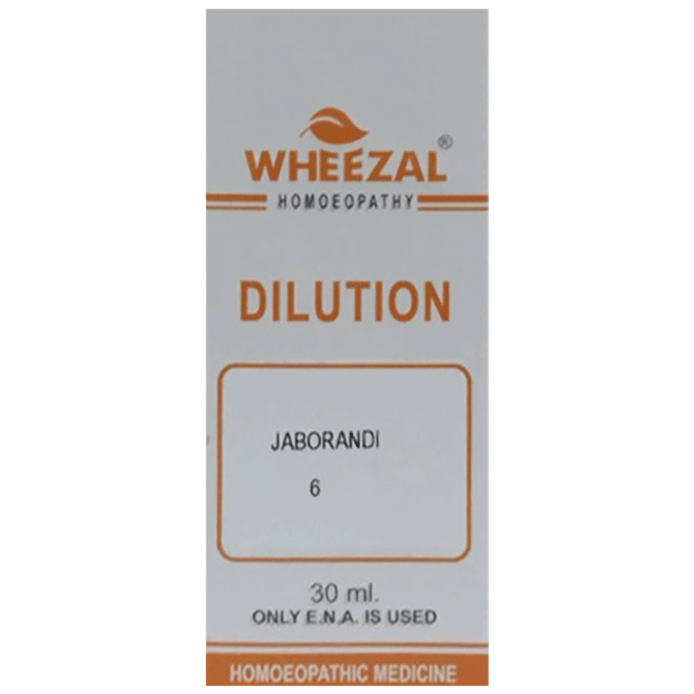 Wheezal Jaborandi Dilution 6 bottle of 30 ml Dilution