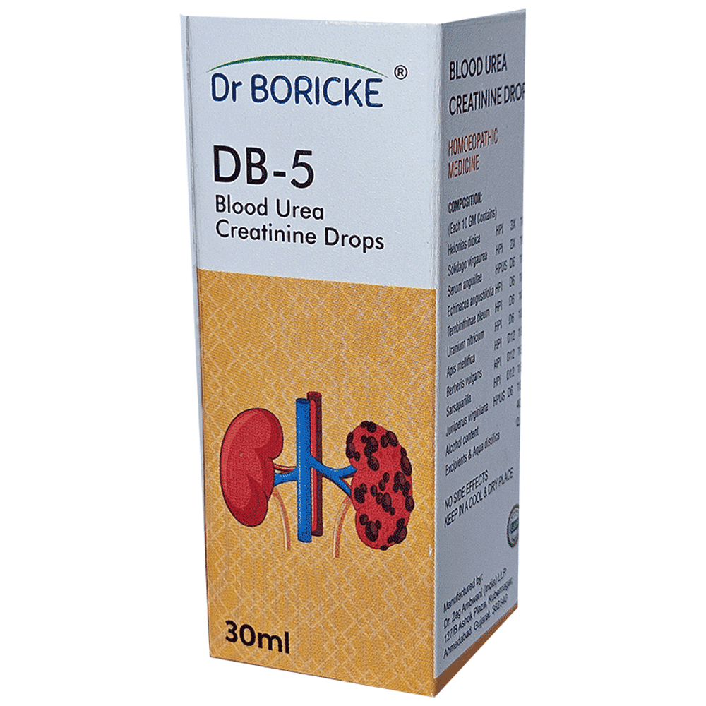 Dr Boricke DB 5 Blood Urea Creatinine Drop bottle of 30 ml Oral Drops