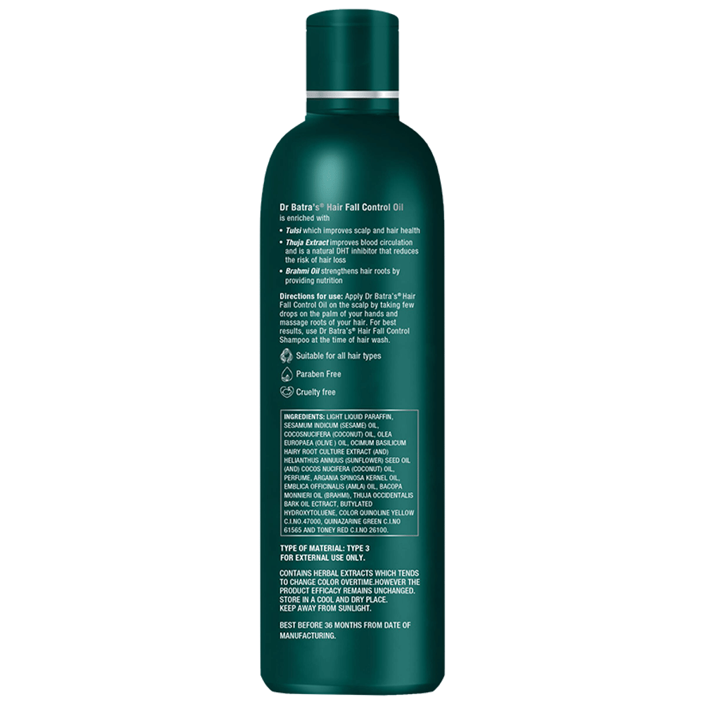 Dr Batra's Hair Fall Control Oil bottle of 200 ml Oil