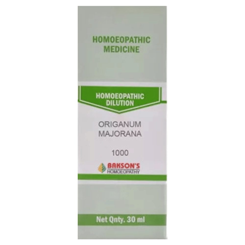 Bakson's Homeopathy Origanum Majorana Dilution 1000 CH bottle of 30 ml Dilution